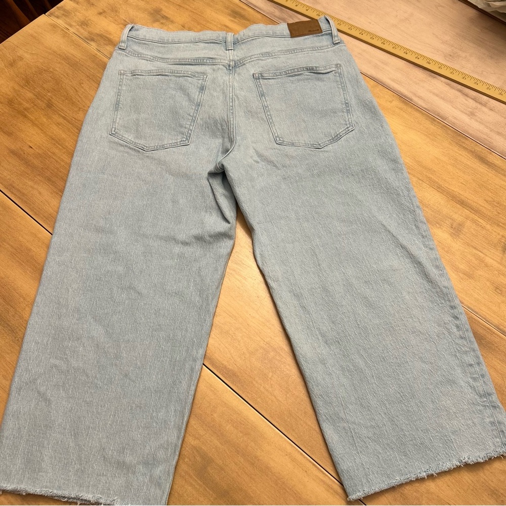 MADEWELL THE PERFECT VINTAGE WIDE-LEG CROP JEAN PETITE - Picture 9 of 9
